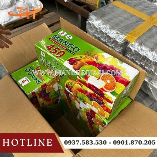 Màng bọc thực phẩm Mango 450 tránh vi khuẩn bụi bẩn Màng bọc thực phẩm Mango 450 tránh vi khuẩn bụi bẩn