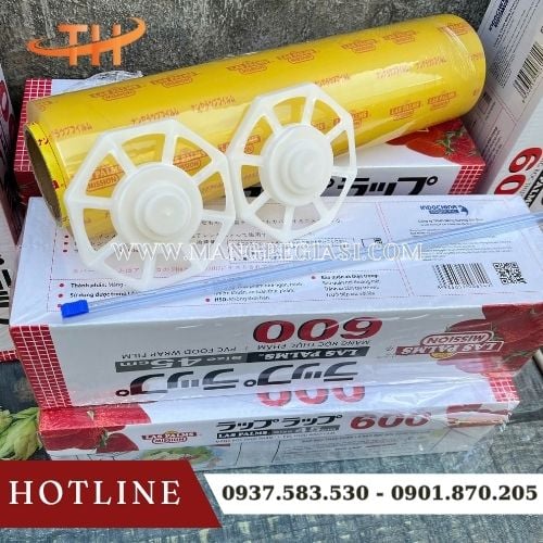 Màng bọc thực phẩm PVC Las Palms bám dính tốt độ bền cao Màng bọc thực phẩm PVC Las Palms bám dính tốt độ bền cao