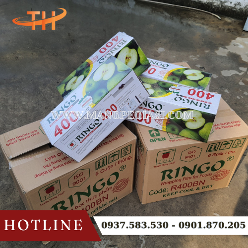 Màng bọc thực phẩm Ringo 400 an toàn tiện lợi Màng bọc thực phẩm Ringo 400 an toàn tiện lợi