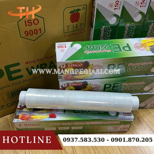 Màng bọc thực phẩm Ringo an toàn tuyệt đối cho sức khoẻ Màng bọc thực phẩm Ringo an toàn tuyệt đối cho sức khoẻ