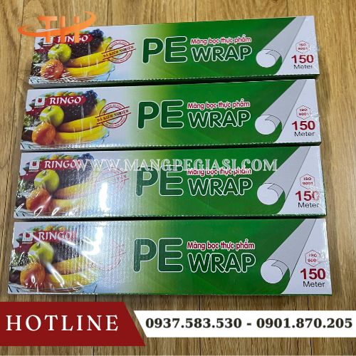 Màng bọc thực phẩm Ringo PE150 chính hãng Màng bọc thực phẩm Ringo PE150 chính hãng