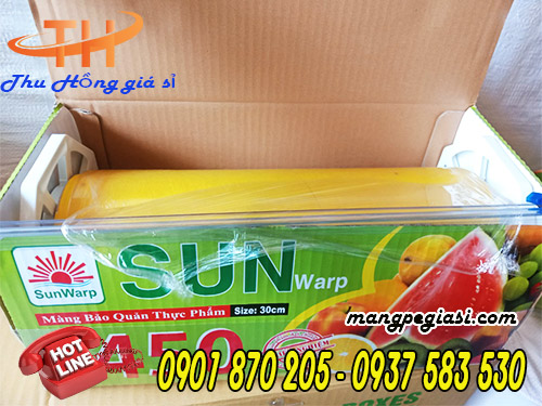 Màng bọc thực phẩm Sun warp 30cm x 450