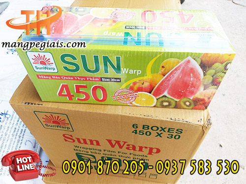 Màng bọc thực phẩm Sun warp 30cm x 450