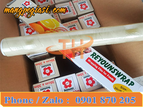 Cuộn màng bọc thực phẩm Reyouns kt 30cm * 30m