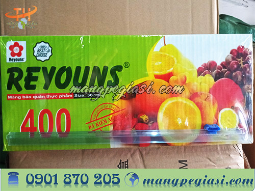 Cuộn màng bọc thực phẩm Reyouns 400 có dao cắt