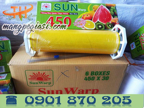 Cuộn màng bọc thực phẩm Sun Wrap kt 30cm * 450y