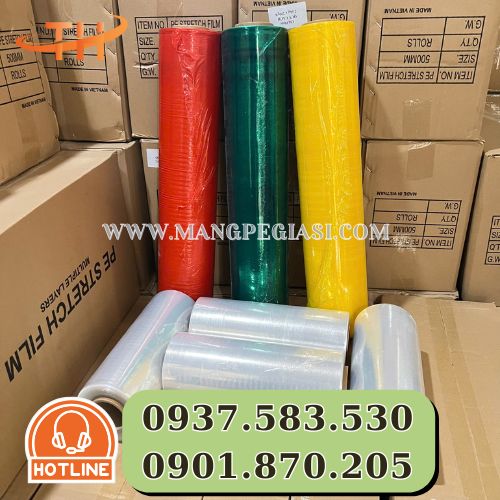 Màng chít PE bọc hàng quấn tay và quấn máy chất lượng Màng chít PE bọc hàng quấn tay và quấn máy chất lượng