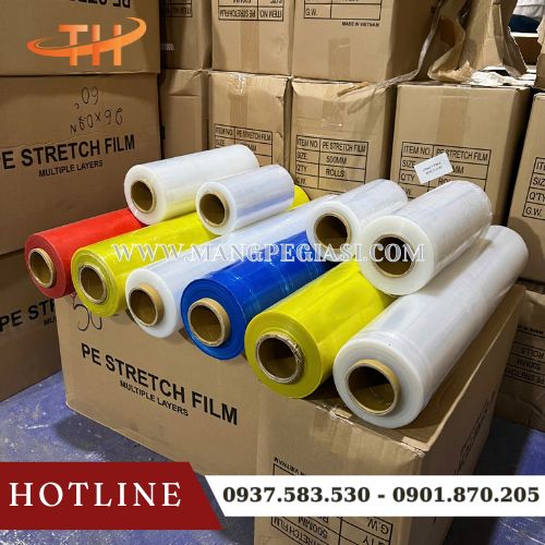 Màng chít PE bọc hàng siêu dính Màng chít PE bọc hàng siêu dính