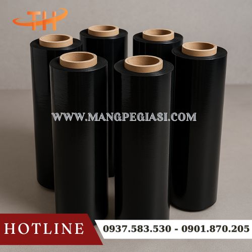 Màng chít PE đen co giãn đàn hồi tuyệt vời Màng chít PE đen co giãn đàn hồi tuyệt vời