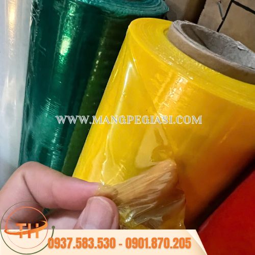 Màng chít PE màu vàng Màng chít PE màu vàng