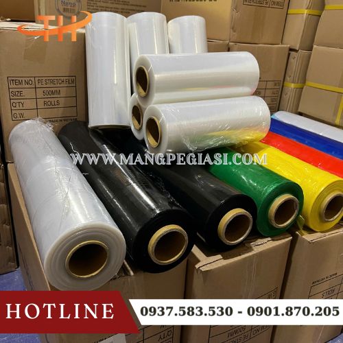 Màng chít PE quấn hàng chắc chắn Màng chít PE quấn hàng chắc chắn