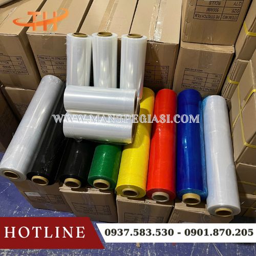 Màng chít PE quấn hàng pallet chống bụi bẩn trầy xước Màng chít PE quấn hàng pallet chống bụi bẩn trầy xước