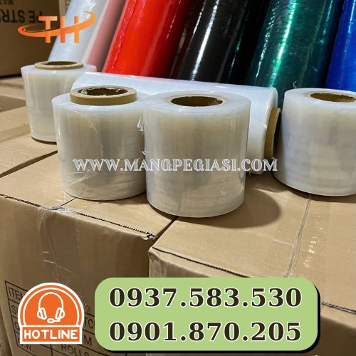Màng chít PE quấn hàng 10cm Màng chít PE quấn hàng 10cm