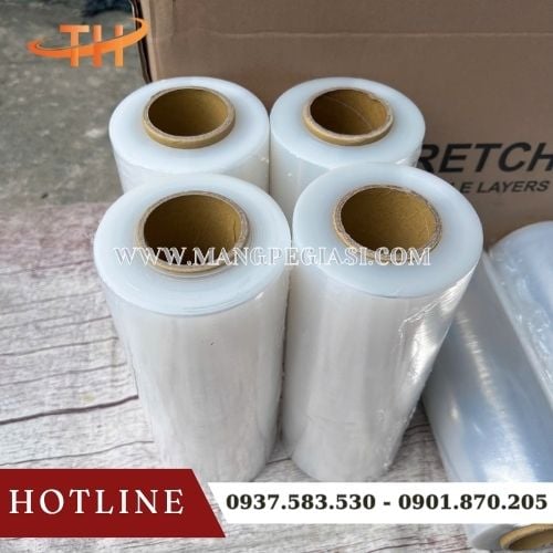 Màng co PE 25cm bền dai siêu dính Màng co PE 25cm bền dai siêu dính