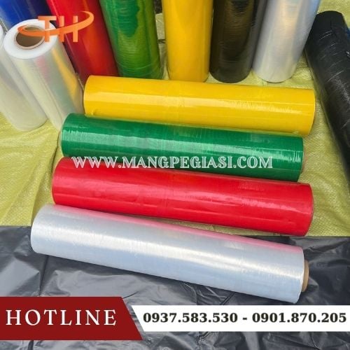 Màng PE quấn pallet đa dạng kích thước và màu sắc Màng PE quấn pallet đa dạng kích thước và màu sắc