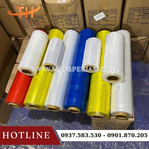 Màng co PE dẻo dai siêu dính Màng co PE dẻo dai siêu dính