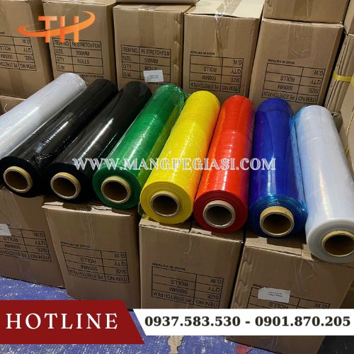 Màng co PE với đa dạng màu sắc Màng co PE với đa dạng màu sắc