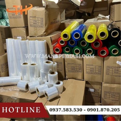 Màng co quấn hàng pallet với nhiều màu sắc kích thước Màng co quấn hàng pallet với nhiều màu sắc kích thước