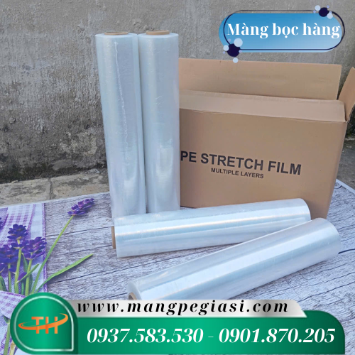 Cây quấn màng Pe đóng gói hàng hóa