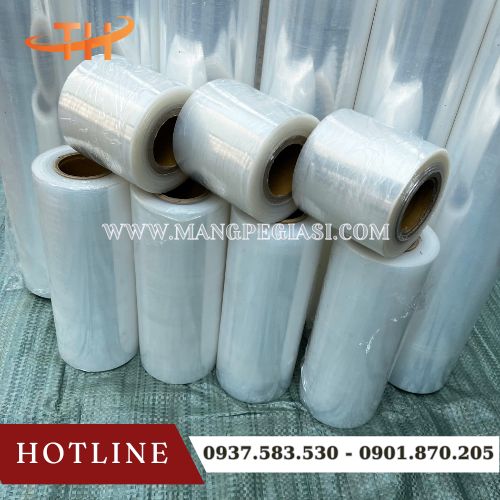 Màng PE 10cm, 25cm khổ nhỏ quấn tay Màng PE 10cm, 25cm khổ nhỏ quấn tay