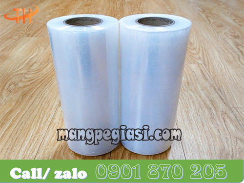 Cuộn màng PE trong suốt khổ 25cm trọng lượng 1kg8