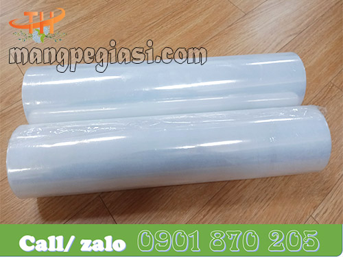 Cuộn màng co pe trong suốt khổ 50cm