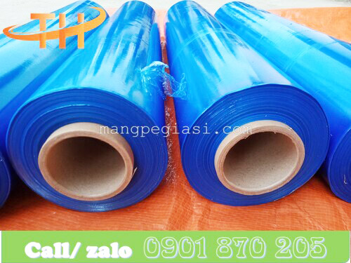 Cuộn màng PE màu xanh dương khổ 50cm