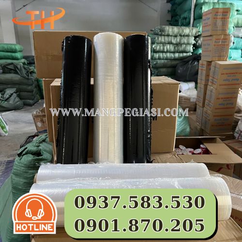 Màng PE bọc hàng 2 màu thông dụng Màng PE bọc hàng 2 màu thông dụng