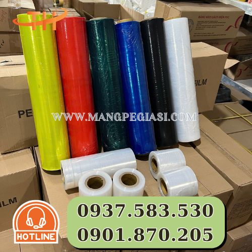 Màng PE bọc hàng 3kg đủ màu Màng PE bọc hàng 3kg đủ màu