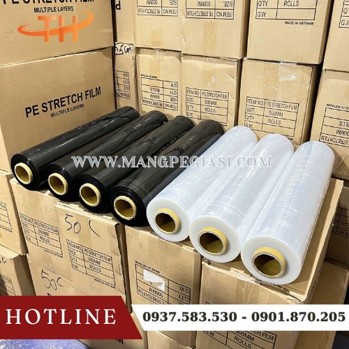 Màng PE bọc hàng an toàn tiện lợi Màng PE bọc hàng an toàn tiện lợi