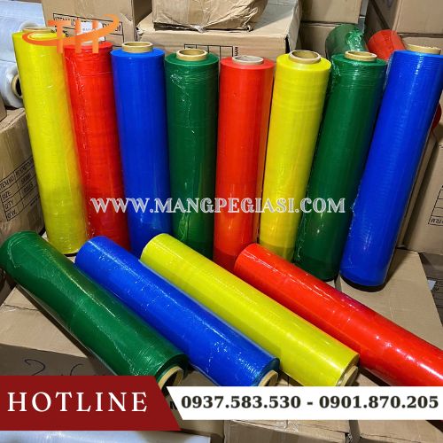 Màng PE bọc hàng nhiều màu nổi bật Màng PE bọc hàng nhiều màu nổi bật