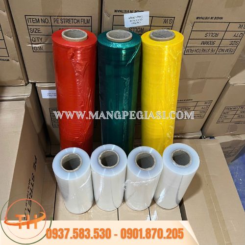 Màng PE công nghiệp dùng quấn hàng Màng PE công nghiệp dùng quấn hàng
