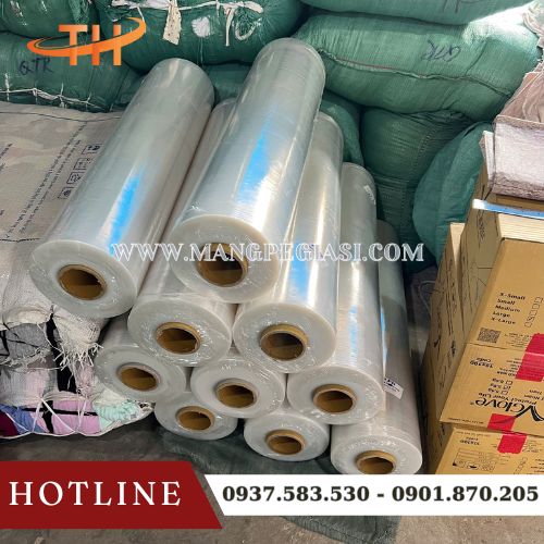 Màng PE cuộn lớn cho máy quấn 15kg Màng PE cuộn lớn cho máy quấn 15kg