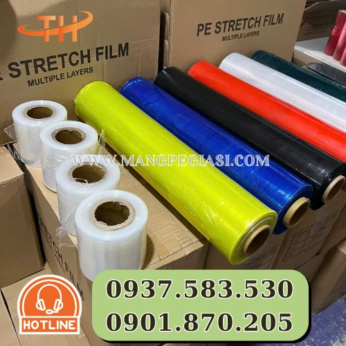 Màng PE có đa dạng màu sắc và kích thước Màng PE có đa dạng màu sắc và kích thước