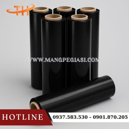 Màng PE đen 25cm 2,5kg lõi 300g Màng PE đen 25cm 2,5kg lõi 300g