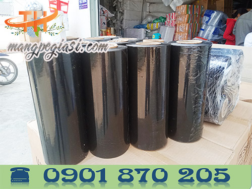 Cuộn màng pe đen khổ 25cm