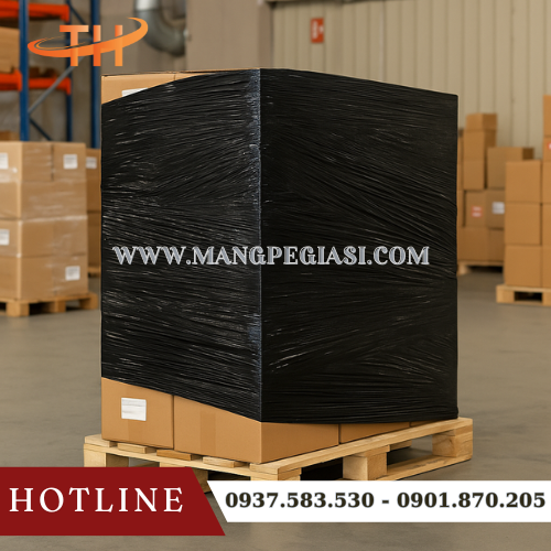 Màng PE đen bọc hàng bảo mật chống bụi bẩn Màng PE đen bọc hàng bảo mật chống bụi bẩn