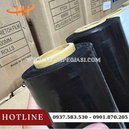 Màng PE đen quấn hàng an toàn bảo mật Màng PE đen quấn hàng an toàn bảo mật