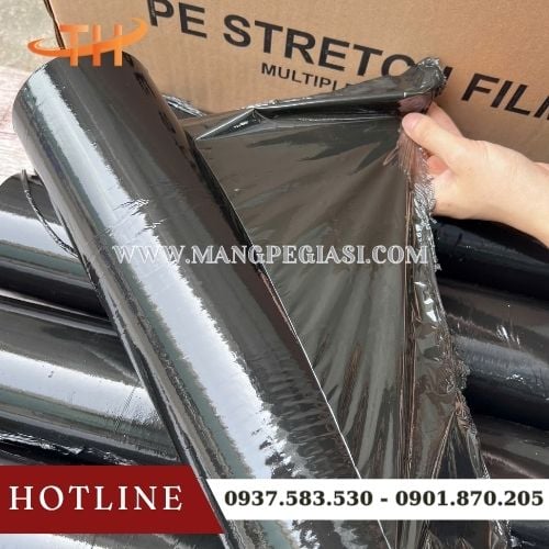Màng PE đen siêu dính bền dai chống nước Màng PE đen siêu dính bền dai chống nước