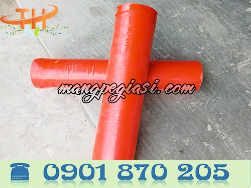 Cuộn màng pe màu quấn pallet khổ 50cm