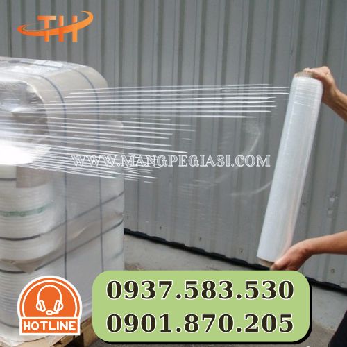 Màng PE dùng quấn hàng hoá pallet Màng PE dùng quấn hàng hoá pallet