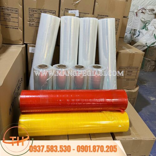 Màng PE dùng quấn pallet Màng PE dùng quấn pallet