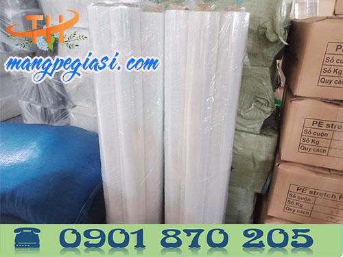Cuộn màng pe quấn pallet khổ 1m