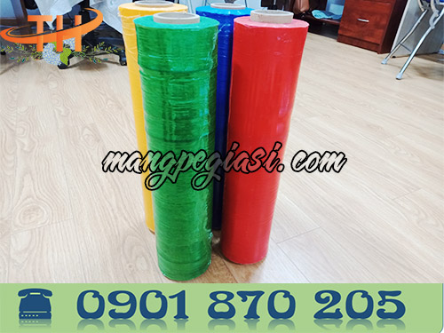 Cuộn màng pe màu quấn tay khổ 50cm