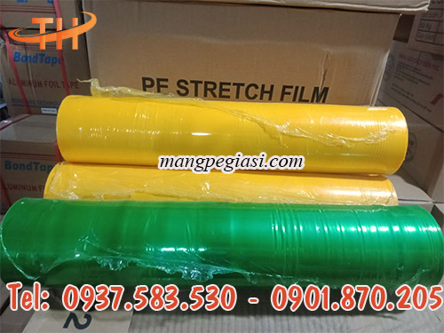 Màng pe công nghiệp màu có độ co giãn tốt