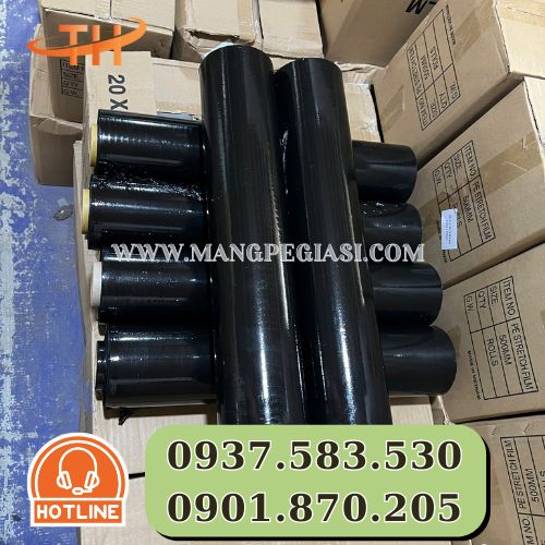 Màng PE màu đen khổ 50cm Màng PE màu đen khổ 50cm