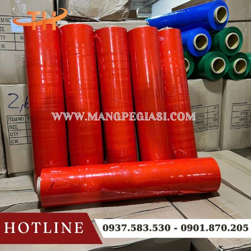 Màng PE màu đỏ bắt mắt Màng PE màu đỏ bắt mắt