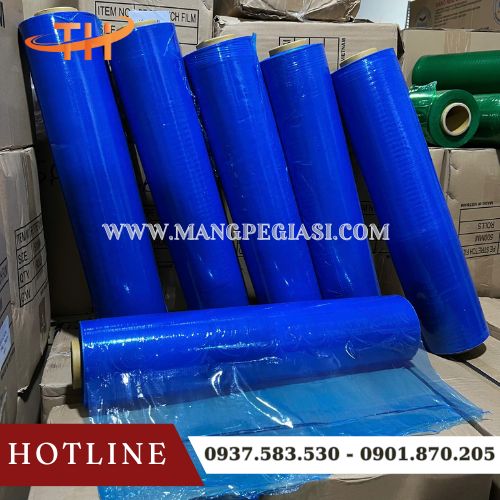 Màng PE màu xanh 50cm giá sỉ Màng PE màu xanh 50cm giá sỉ