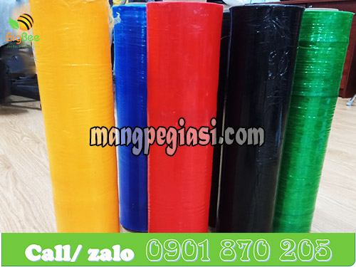 Cuộn màng PE nhiều màu, màng pe đen khổ 50cm