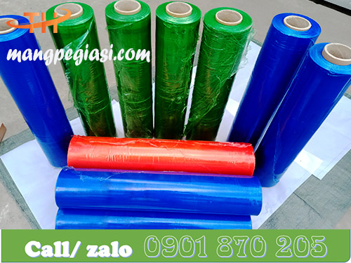 Màng PE quấn hàng nhiều màu khổ 50 3kg2 lõi 200gr